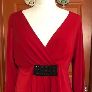 AWESOME RED BLOUSE